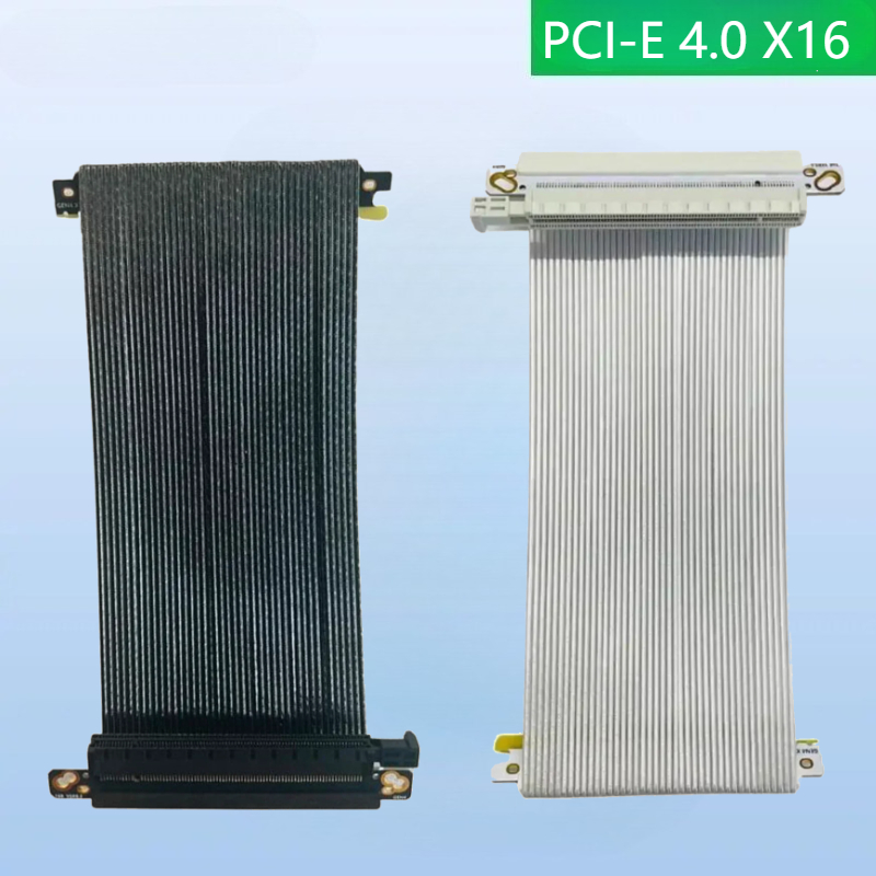 Itx Gpu Riser Pcie 4.0 16X - Super Speed 4,0 hoch kompatibler versilberter