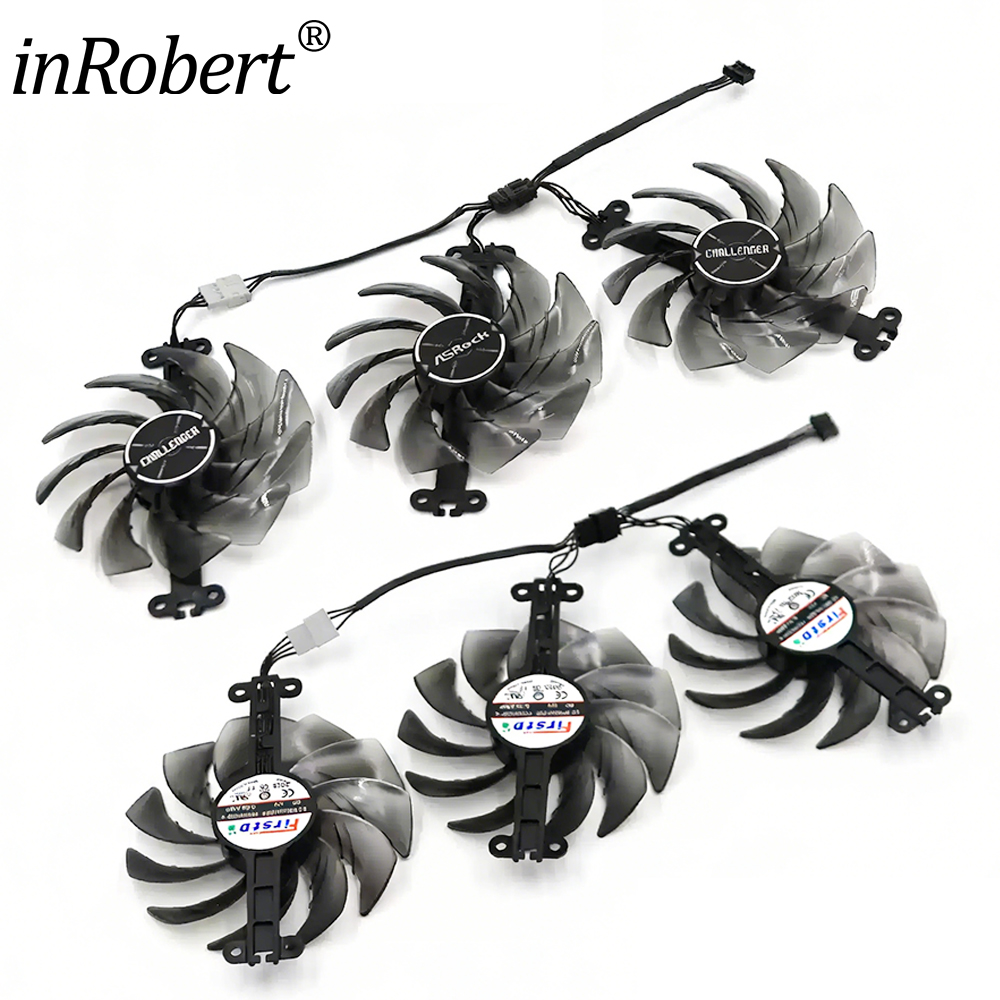 Rx 9070 Xt - R ​ X9070XT FDC10U12S9-C 4-Pin-Grafikkartenlüfter für