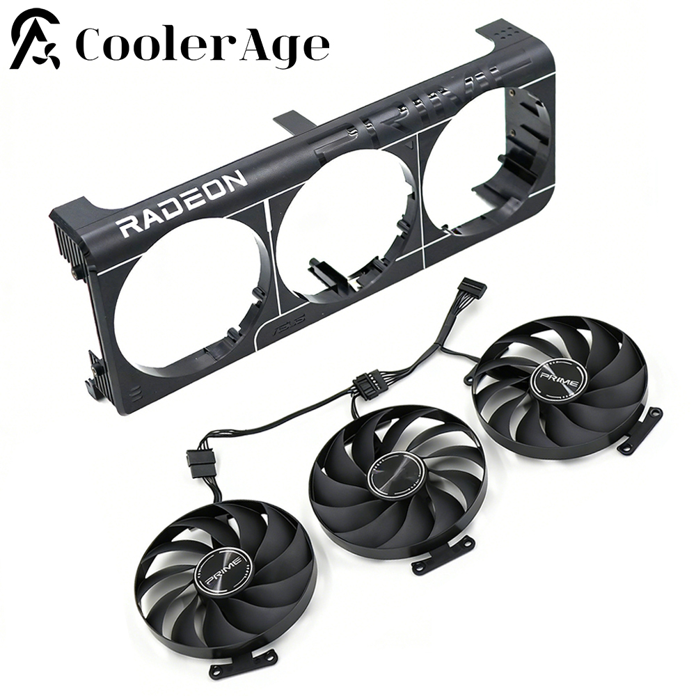 Rx 9070 Xt - RX9070EVO RX9070 RX9070XT Grafikkartenlüfter für ASUS