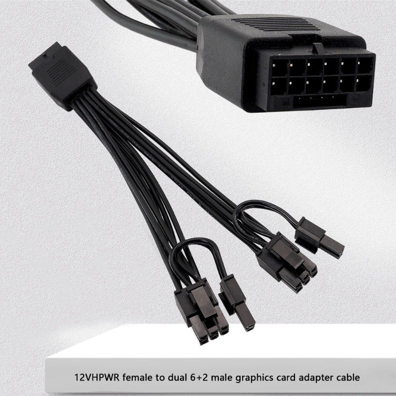 Dual 8Pin To 16Pin 12Vhpwr Cable - 16-Pin-Buchse auf Dual 8-Pin (6+2) Stecker