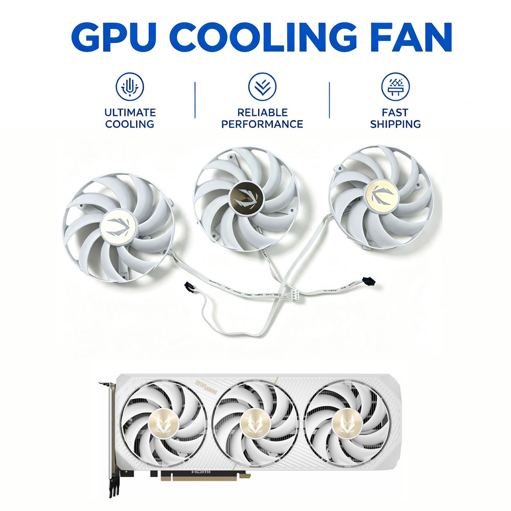Rtx 5080 16Gb - Kühlventilator 96MM 4PIN TF10S12H-15PAA 0.6A RTX5070