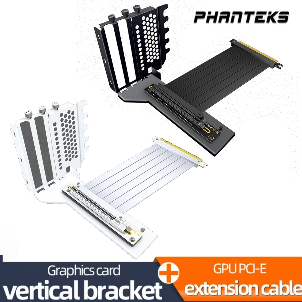 Pcie 5.0 Gpu Riser Cable - Vertikale GPU-Montagehalterung PC-Bau Grafikkartenhalter PCI-E 5.0/4.0
