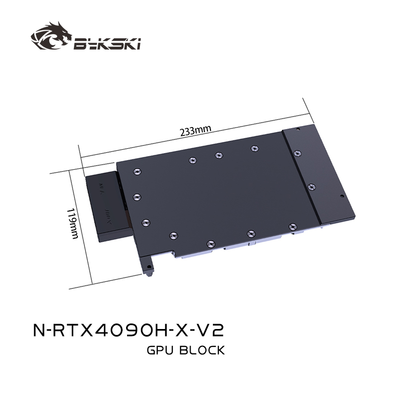 Rtx 4090 Water Block - Bykski GPU-Block für NVIDIA RTX 4090