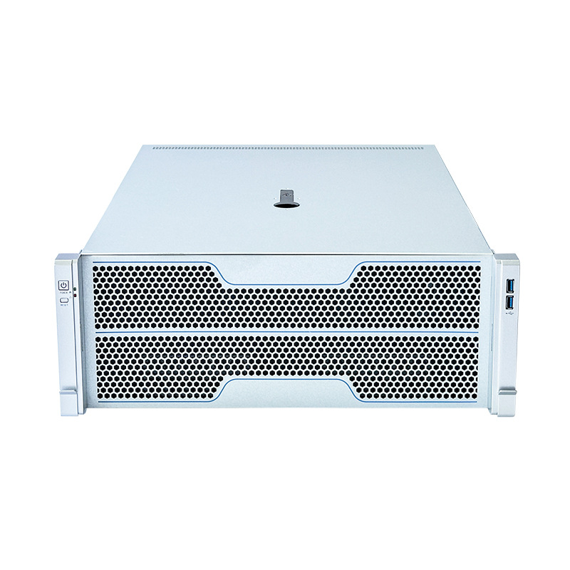 Server Gpu Chassis 4U - 4U Rackmount 530mm Tiefe AI-Server-Gehäuse für