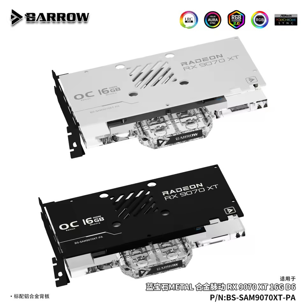 Barrow GPU-Wasserblock für SAP – Rx 9070 Xt Bewertung und Preis