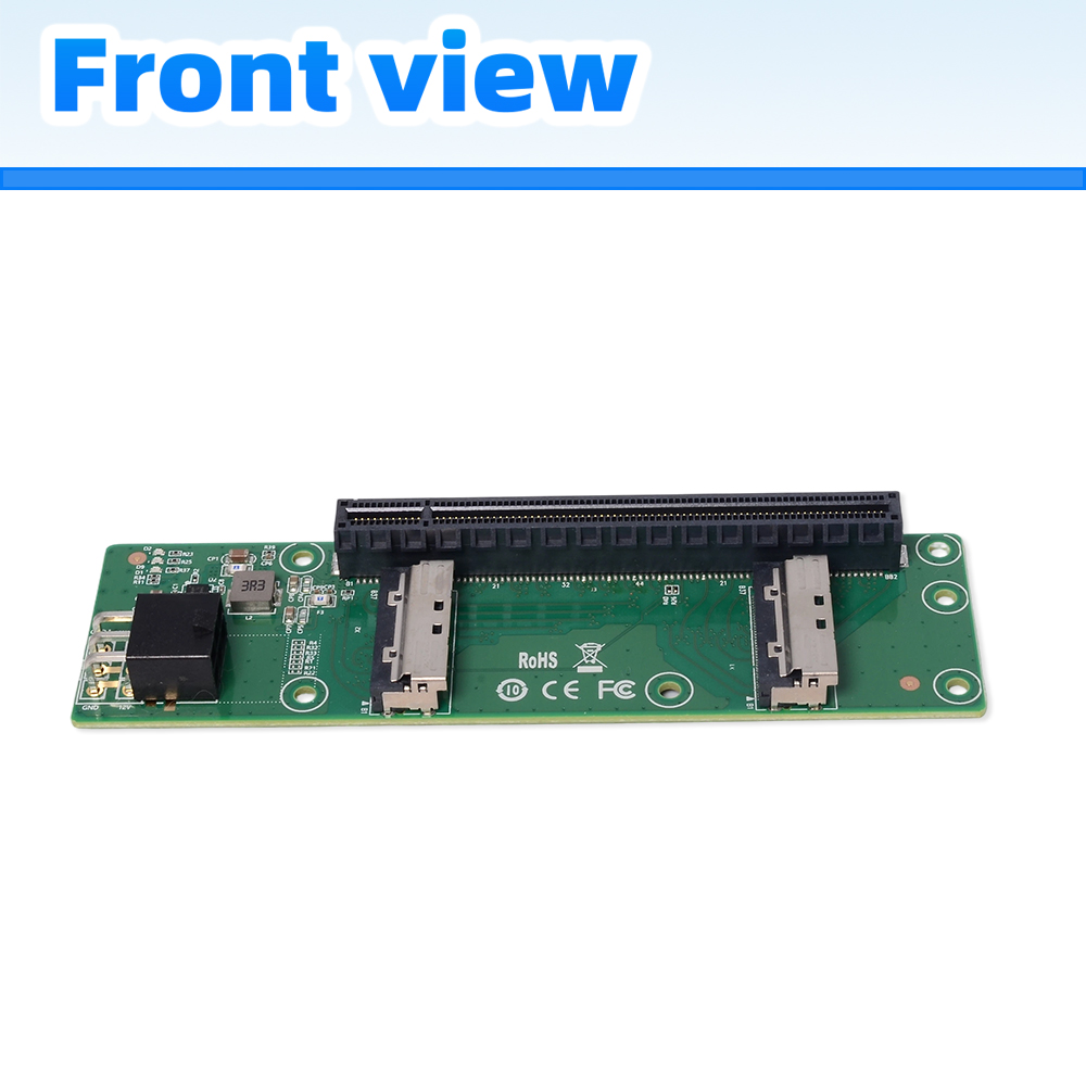 Speedier 2 x MCIO 8i zu PCIe 1 – Pcie 5.0 Gpu Riser Cable Bewertung und Preis