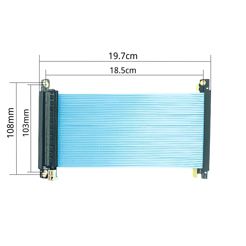 Doppelt umgekehrtes PCI-e 4.0- – Itx Gpu Riser Pcie 4.0 16X Bewertung und Preis