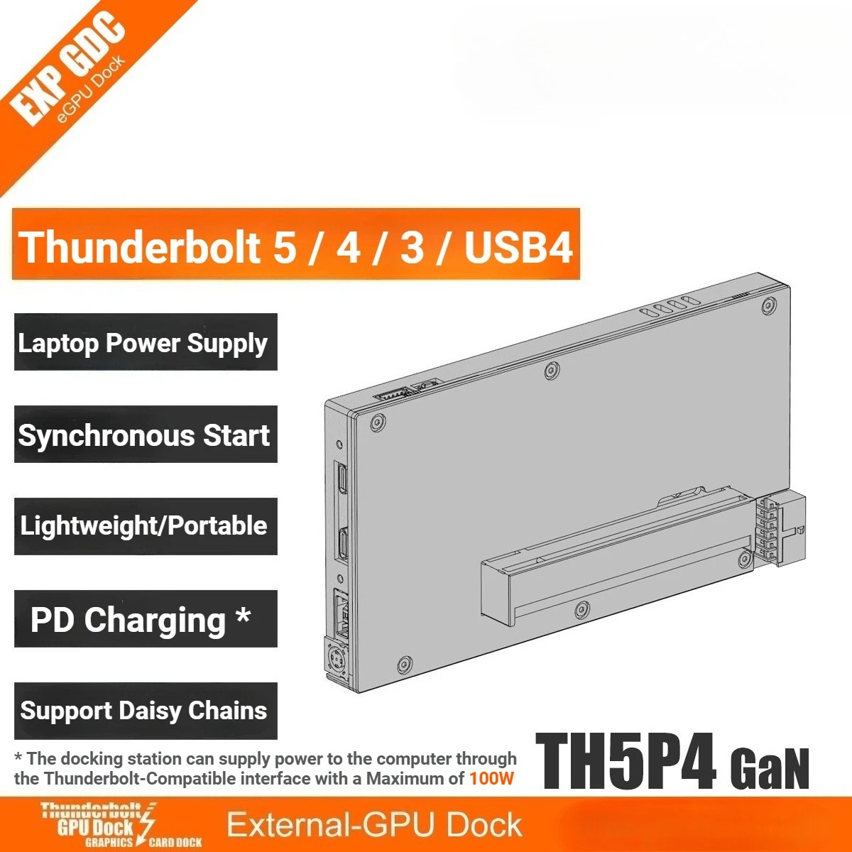 TH5P4GaN Laptop Thunderbolt 5/ – Gpu External Dock Egpu Thunderbolt 4 Bewertung und Preis