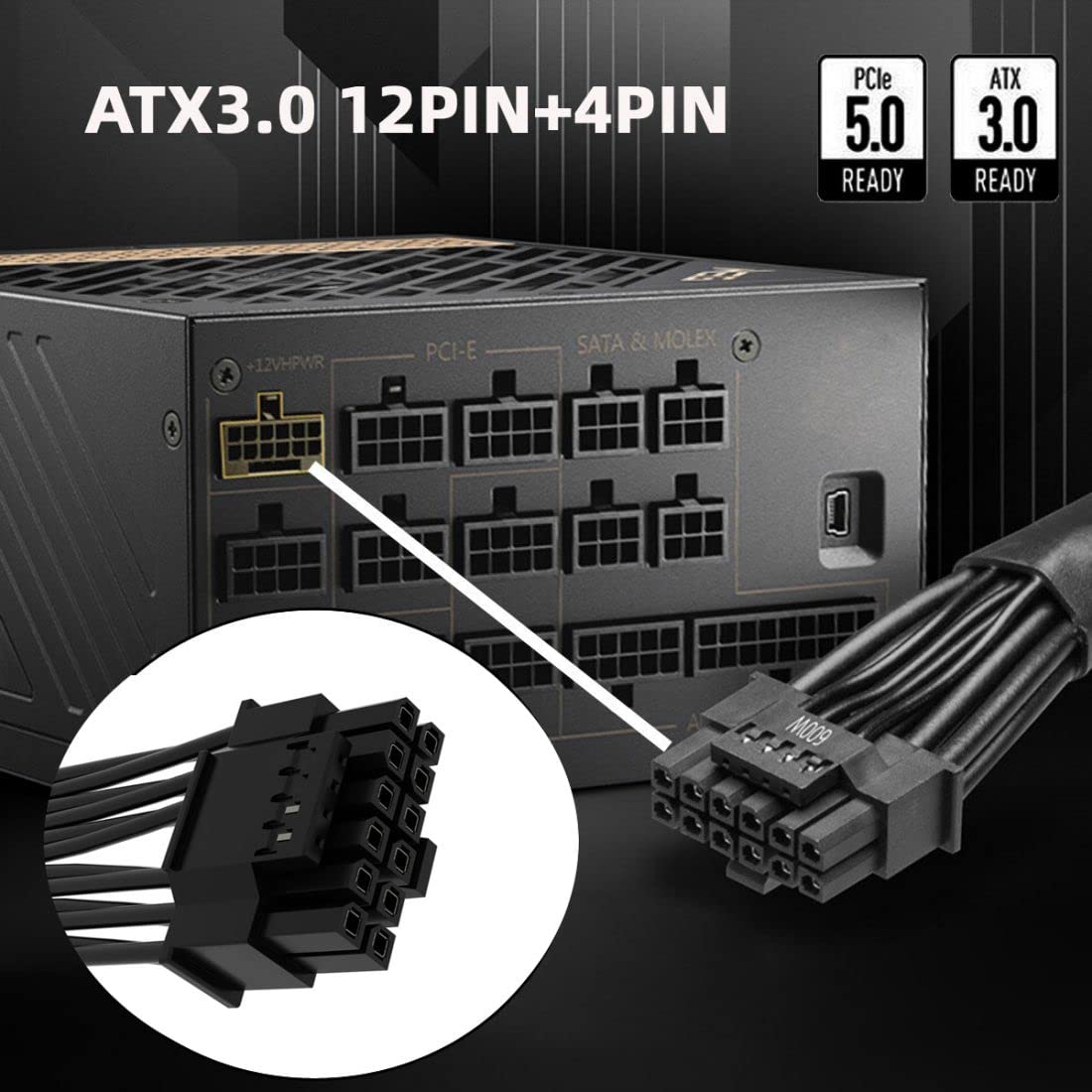 12VHPWR ATX3.0 PCI-E 5.0 Strom – Dual 8Pin To 16Pin 12Vhpwr Cable Bewertung und Preis