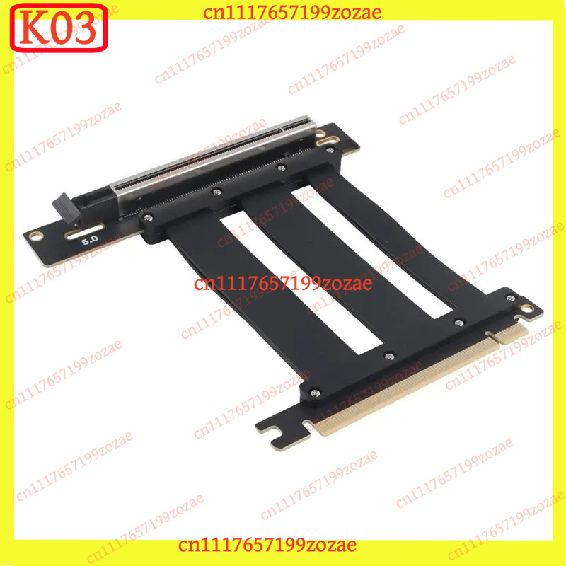 K03 PCIe 5.0 X16 90-Grad-Steck – Pcie 5.0 Gpu Riser Cable Bewertung und Preis