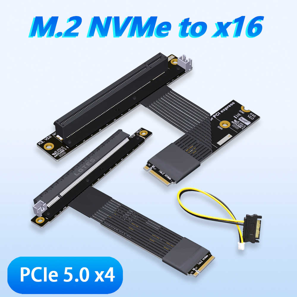 ADT-LINK M.2 NGFF NVMe zu PCIe – Pcie 5.0 Gpu Riser Cable Bewertung und Preis