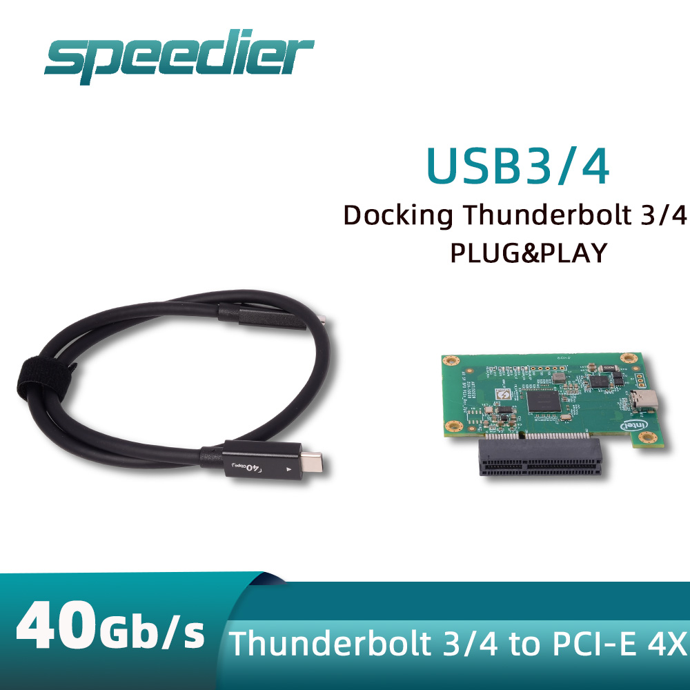 Thunderbolt 4 zu PCI-E 4X Exte – Gpu External Dock Egpu Thunderbolt 4 Bewertung und Preis