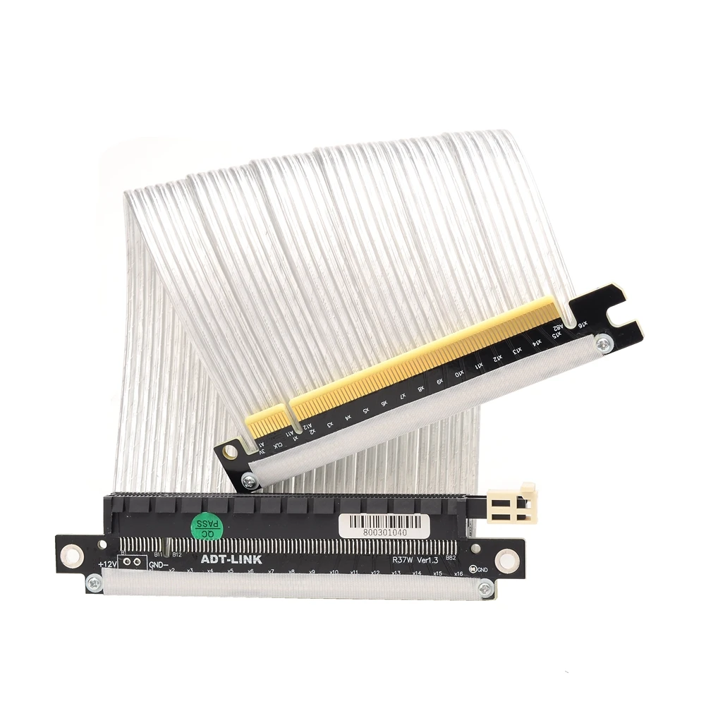 Silberweiß Reverse PCIE 4.0 ge – Itx Gpu Riser Pcie 4.0 16X Bewertung und Preis