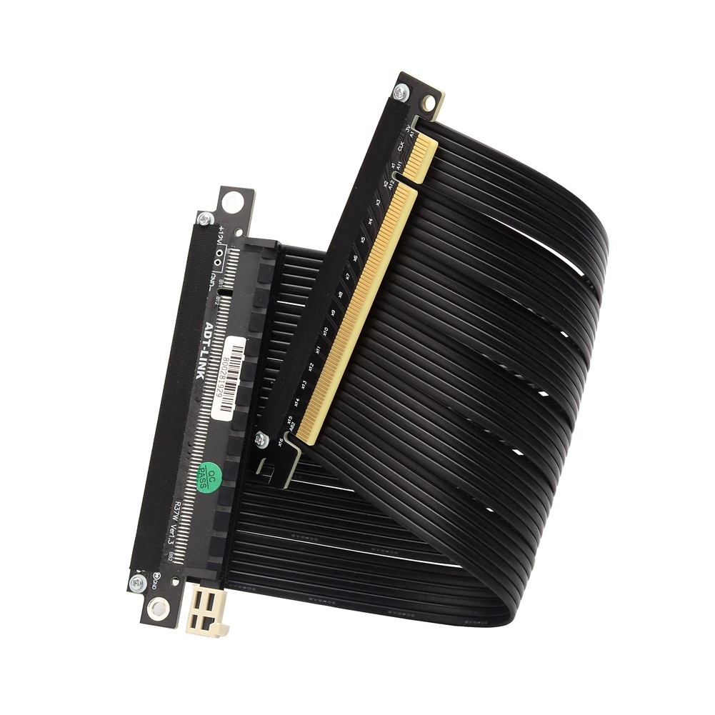 Silberweiß Reverse PCIE 4.0 ge – Itx Gpu Riser Pcie 4.0 16X Bewertung und Preis