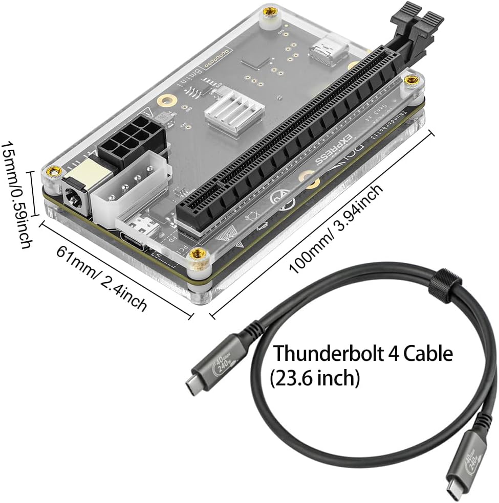 RGEEK 22Gbps eGPU-Dock PCIE3.0 – Gpu External Dock Egpu Thunderbolt 4 Bewertung und Preis