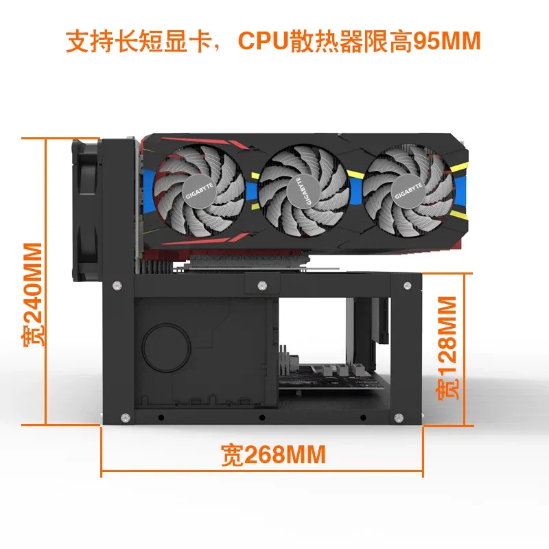 JMZ Grafikkarten-Ständer Open- – Gpu Mining Rig Frame 8 Gpu Bewertung und Preis