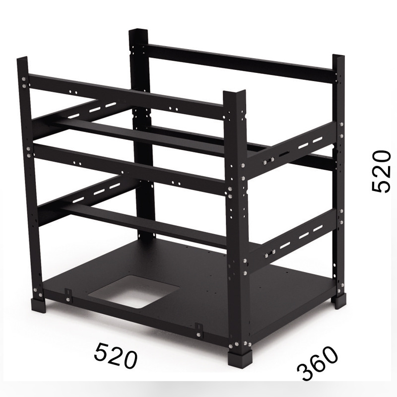 Maßgefertigtes Open-Frame-GPU- – Gpu Mining Rig Frame 8 Gpu Bewertung und Preis