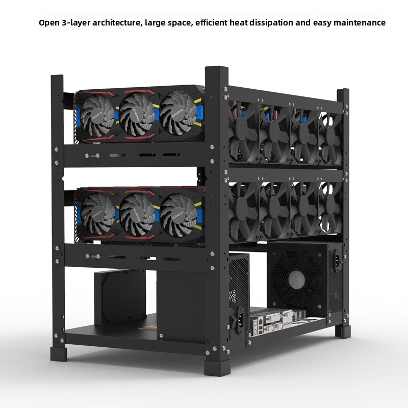 Maßgefertigtes Open-Frame-GPU- – Gpu Mining Rig Frame 8 Gpu Bewertung und Preis