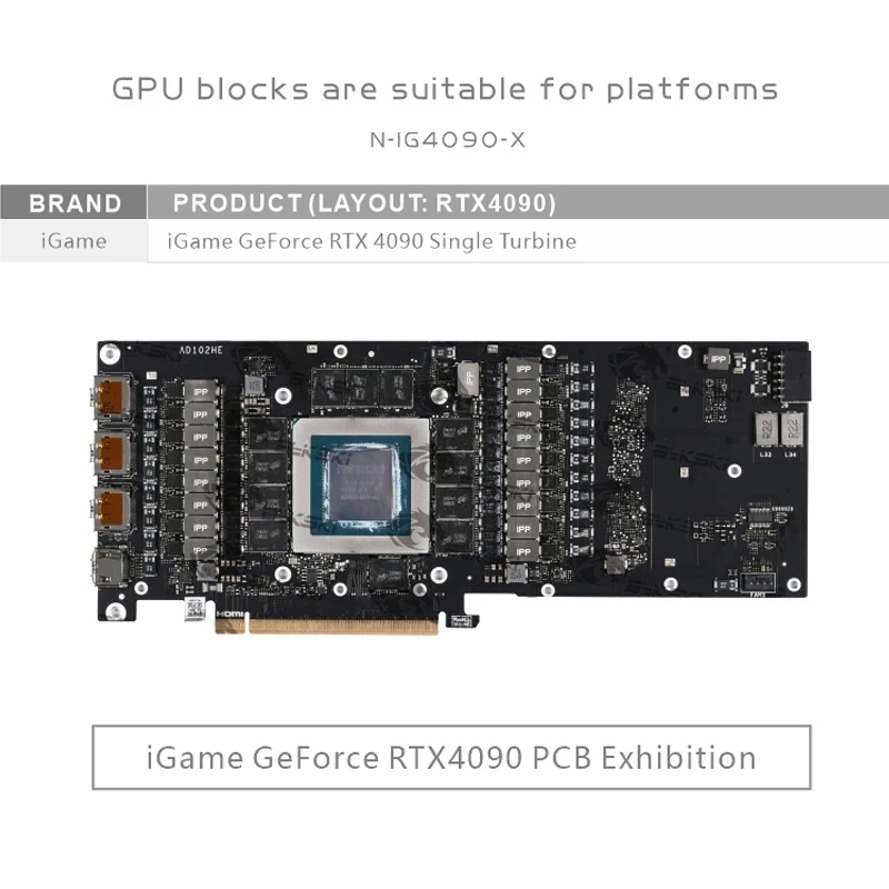 Bykski GPU-Wasserblock für Col – Rtx 4090 Water Block Bewertung und Preis