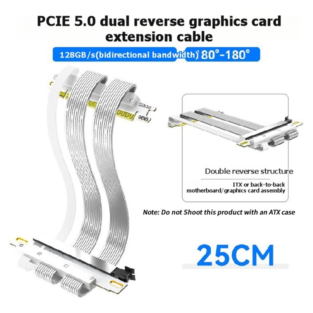 L70A PCIe 5.0 X16 Riser-Kabel  – Pcie 5.0 Gpu Riser Cable Bewertung und Preis
